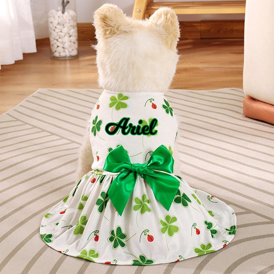 Personalized Pet Lucky St. Patrick’s Day Dress | inCloth01
