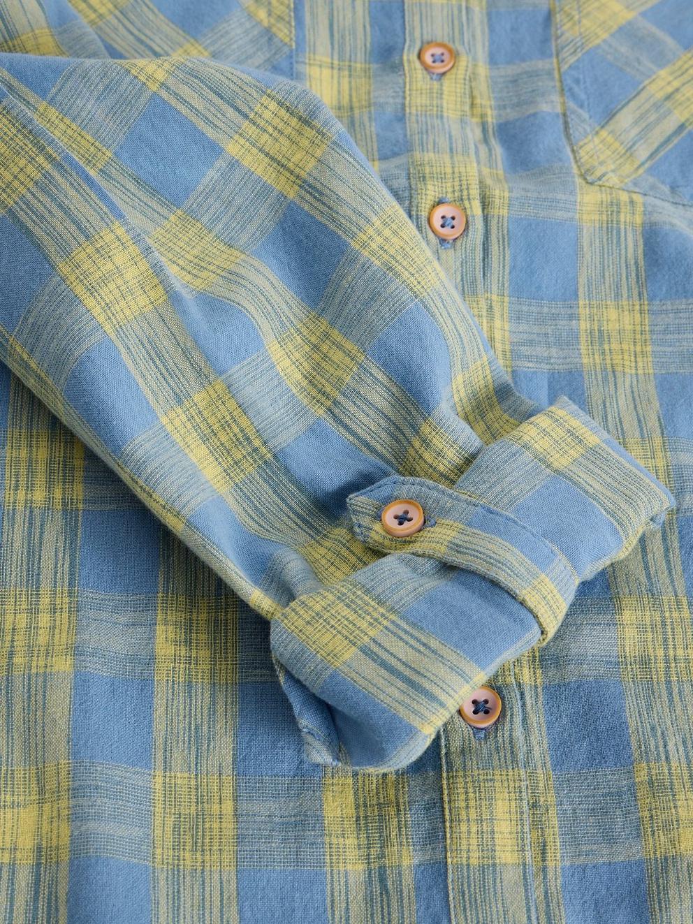 Sophie Organic Check Collared Shirt