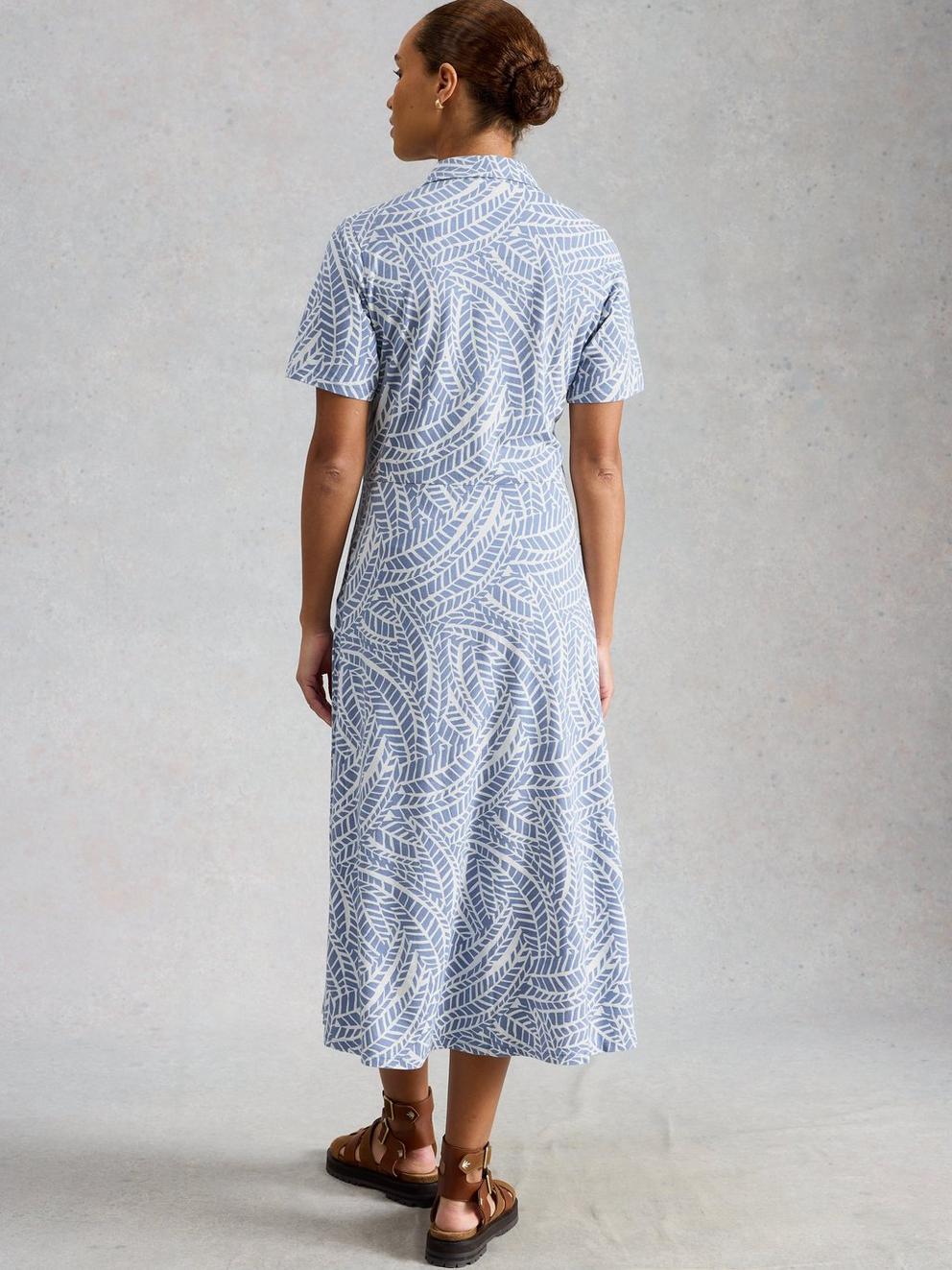 Rua Print Jersey Shirt Dress