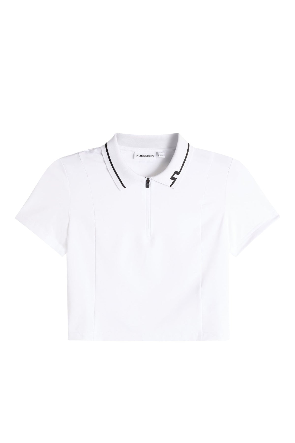 Naomi Cropped Polo / White