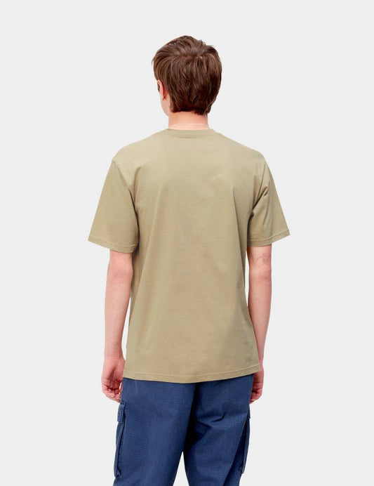 Dampfwalzen-T-Shirt – Ammonite Brown