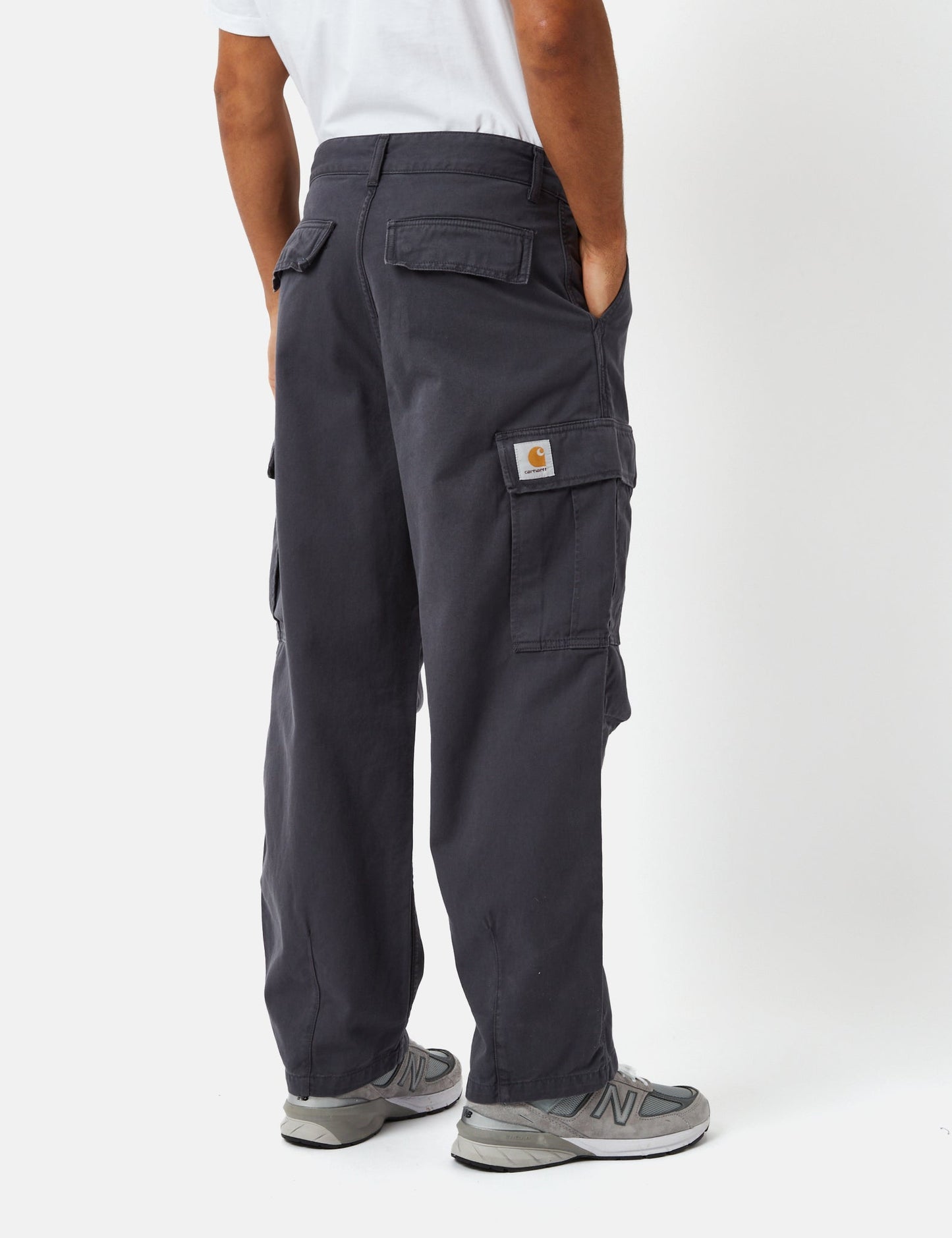 Pantalon cargo Cole (coupe décontractée) - Gris Zeus