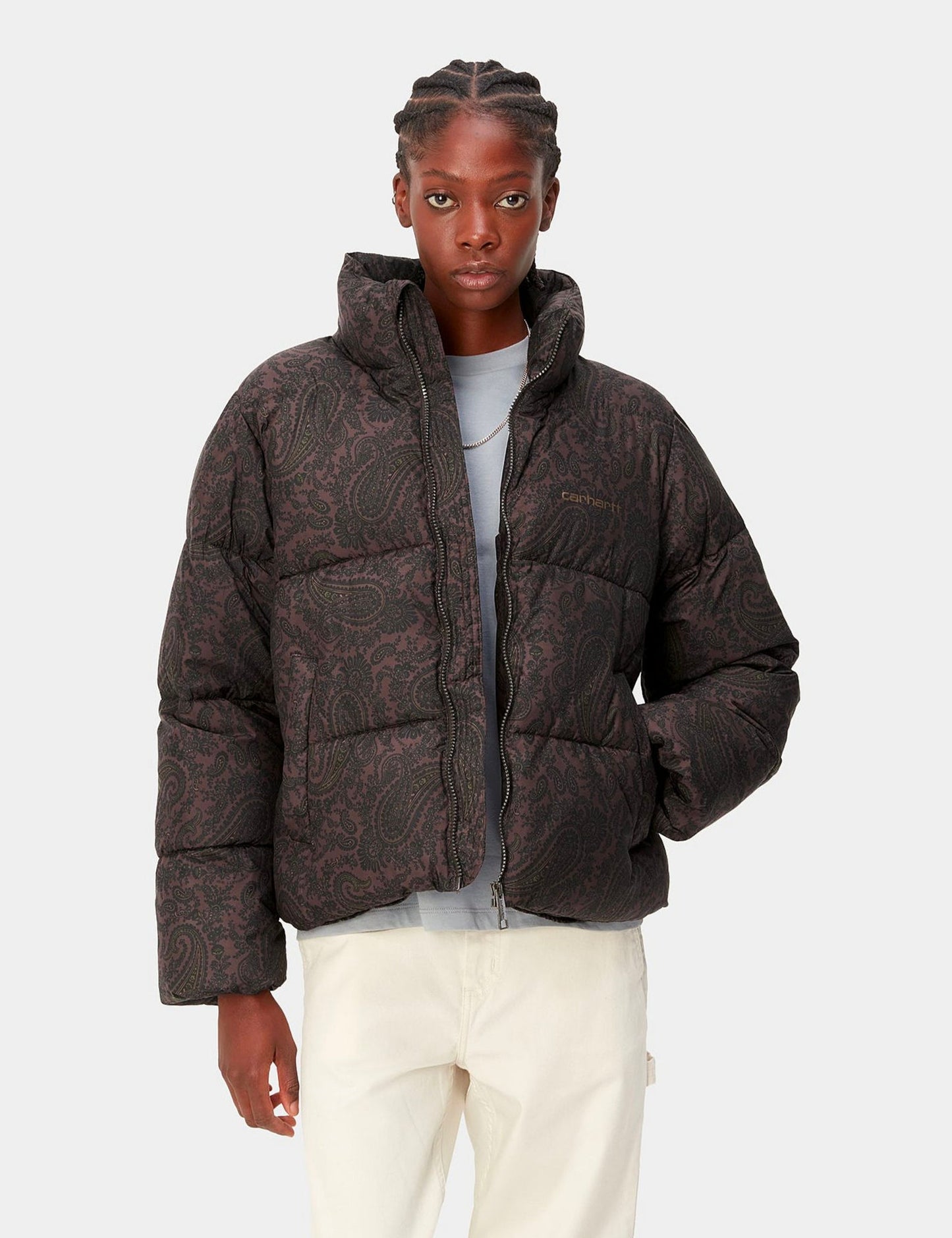 Springfield Damenjacke (Paisley-Print) – Pflanzengrün