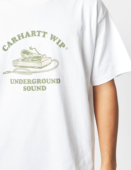 Underground Sound T-Shirt (Bio) - Weiß