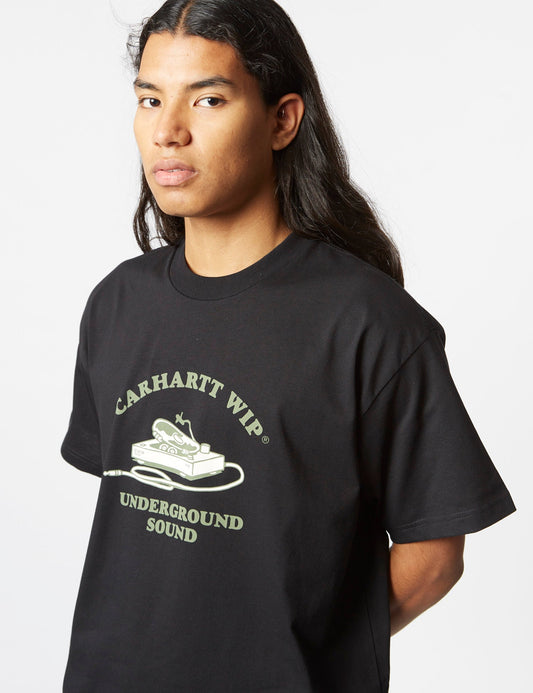 Underground Sound T-Shirt (Bio) - Schwarz