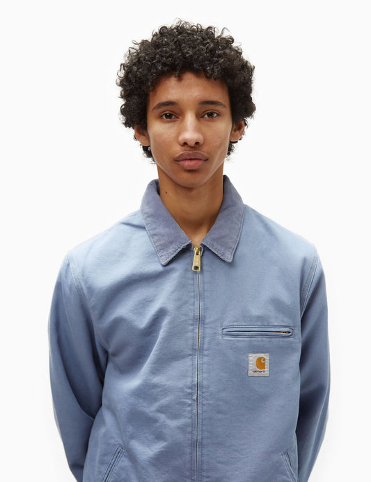 Veste Detroit - Toile Vieillie Bleu Baie/Bleu Baie