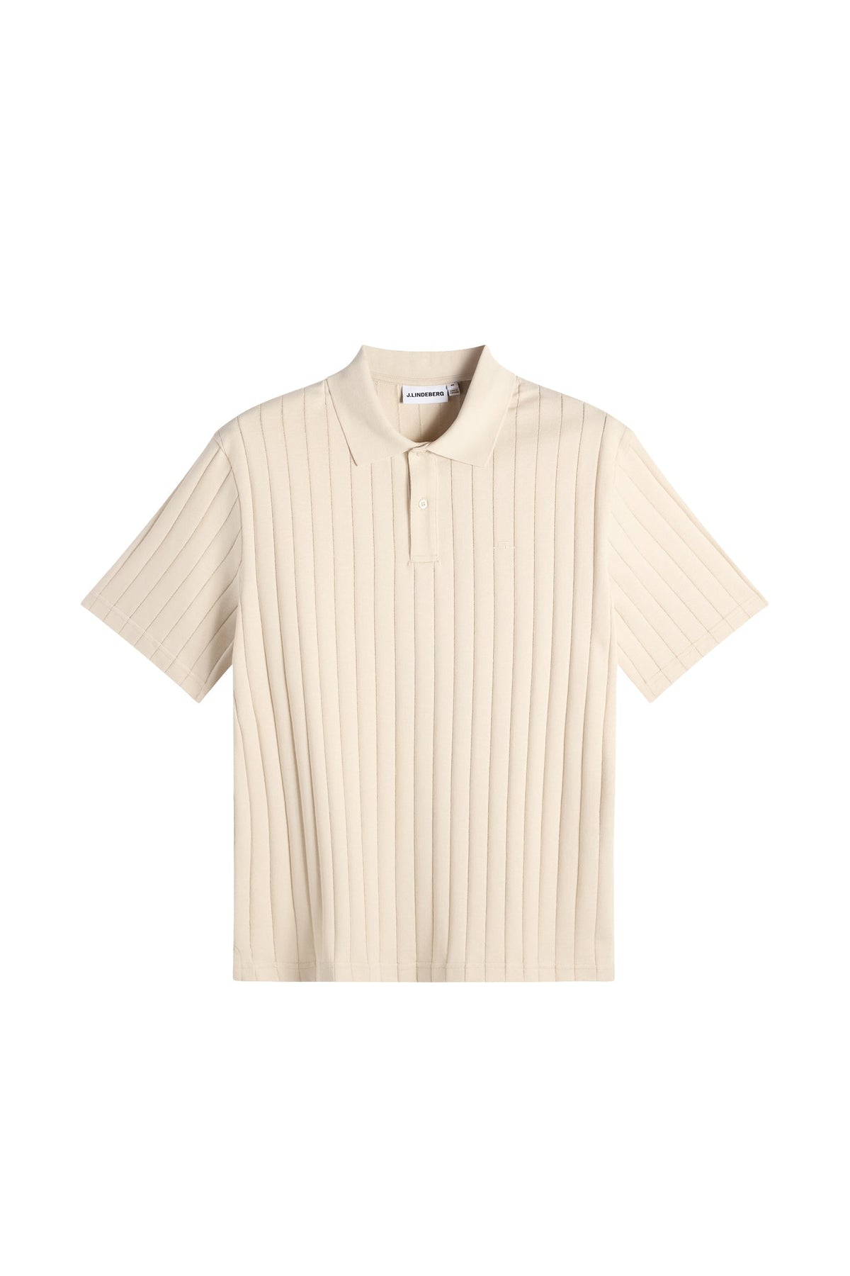 Simon Stripe Polo / Moonbeam