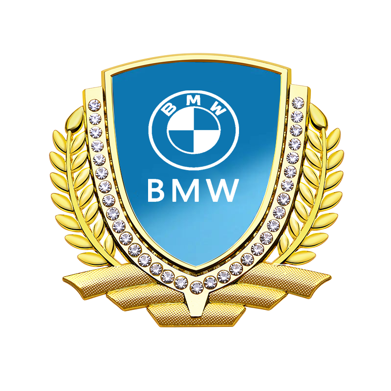 Heißer Verkauf 🎉50 % RABATT🎉3D Weizenohr Diamant Metall Kreativer Autoaufkleber