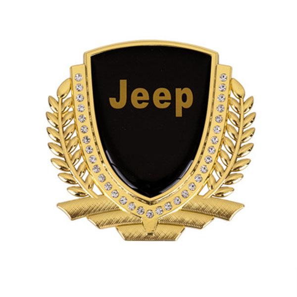Heißer Verkauf 🎉50 % RABATT🎉3D Weizenohr Diamant Metall Kreativer Autoaufkleber