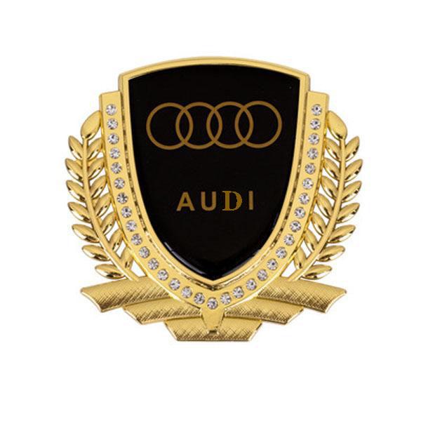 Heißer Verkauf 🎉50 % RABATT🎉3D Weizenohr Diamant Metall Kreativer Autoaufkleber