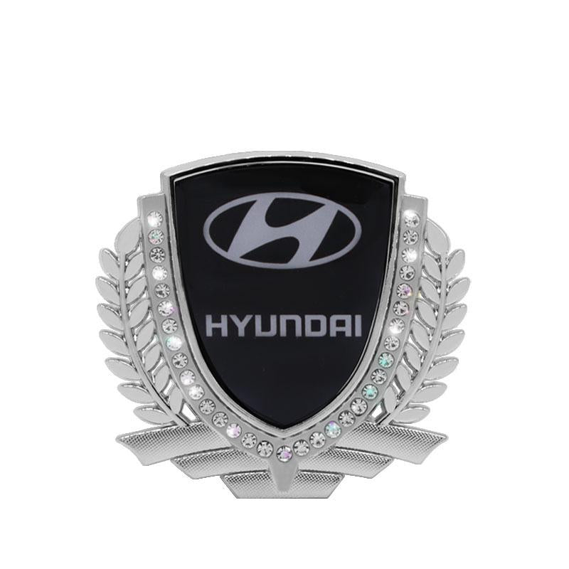 Heißer Verkauf 🎉50 % RABATT🎉3D Weizenohr Diamant Metall Kreativer Autoaufkleber
