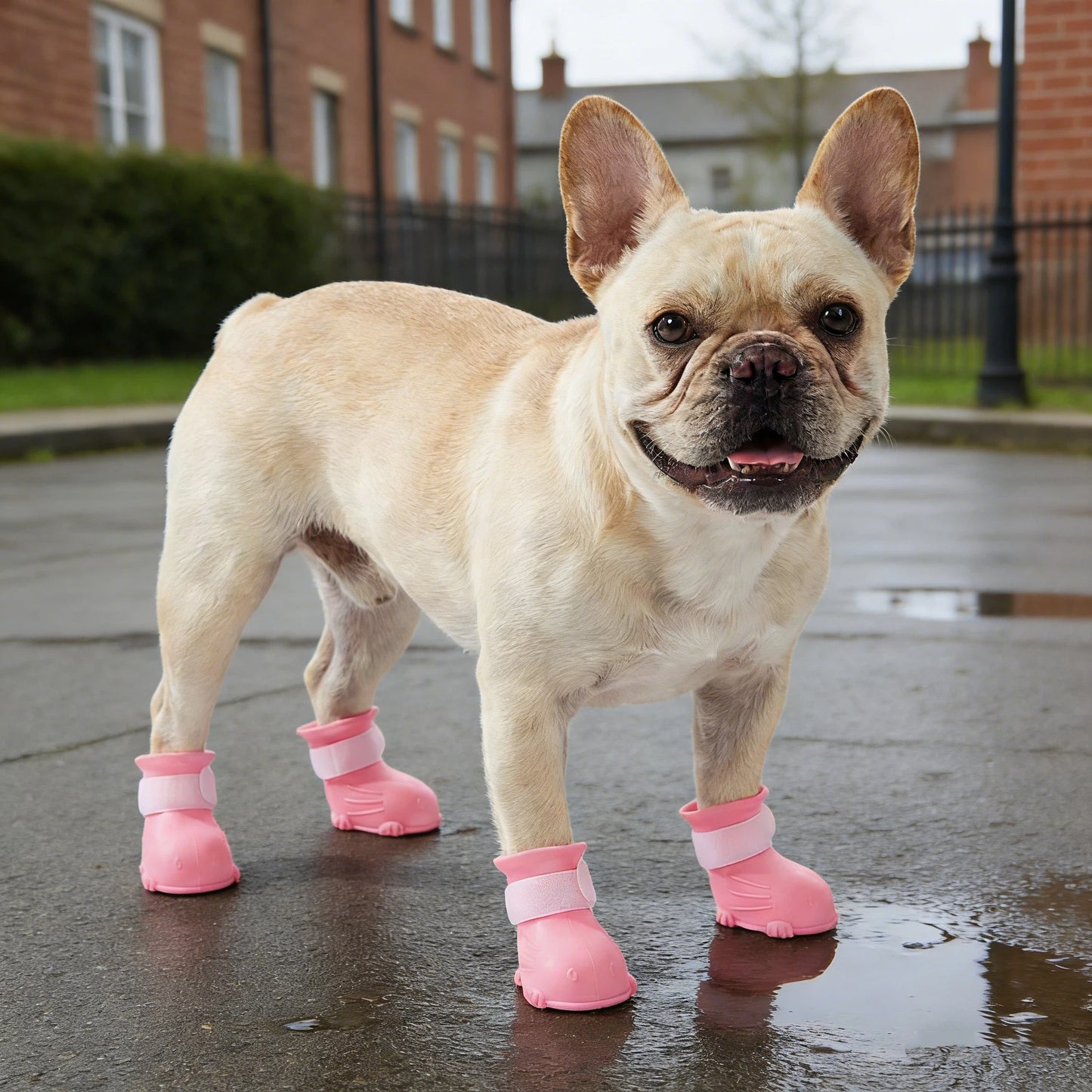 Waterproof Rubber Dog Boots with Non-Slip Sole | inAccs19