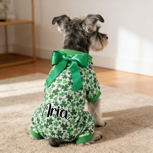 Personalized Pet Lucky St. Patrick's Day Jumpsuit | inCloth07