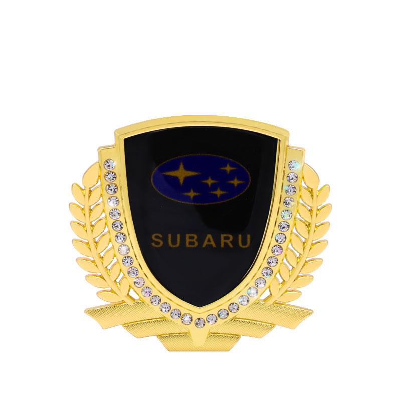Heißer Verkauf 🎉50 % RABATT🎉3D Weizenohr Diamant Metall Kreativer Autoaufkleber
