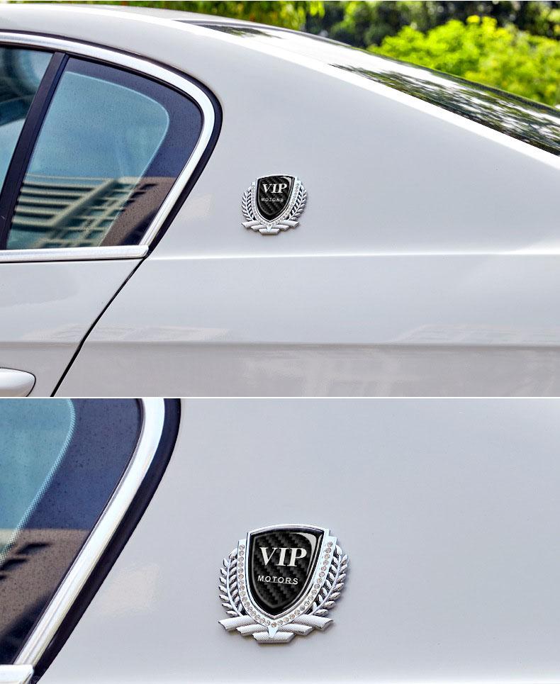 Heißer Verkauf 🎉50 % RABATT🎉3D Weizenohr Diamant Metall Kreativer Autoaufkleber