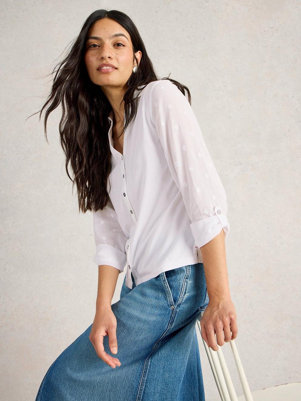 Annie Jersey Cotton Shirt