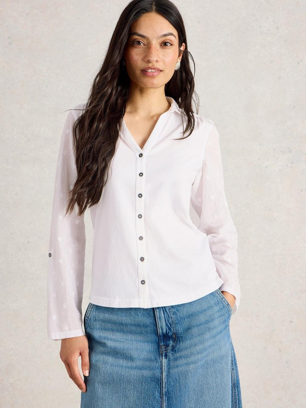 Annie Jersey Cotton Shirt