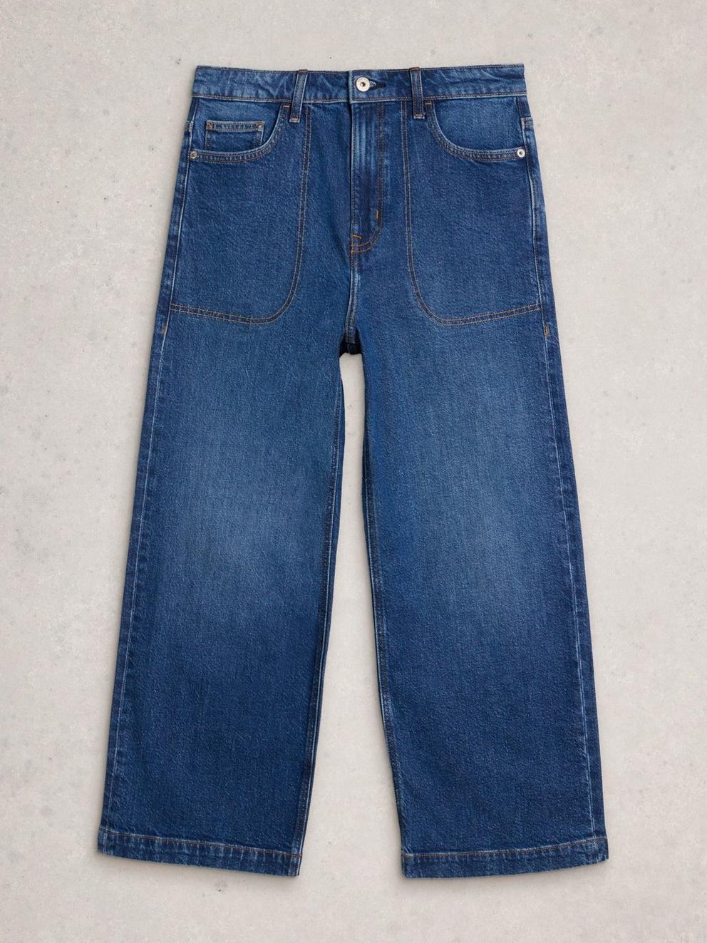 Tia Wide Leg Crop Jean