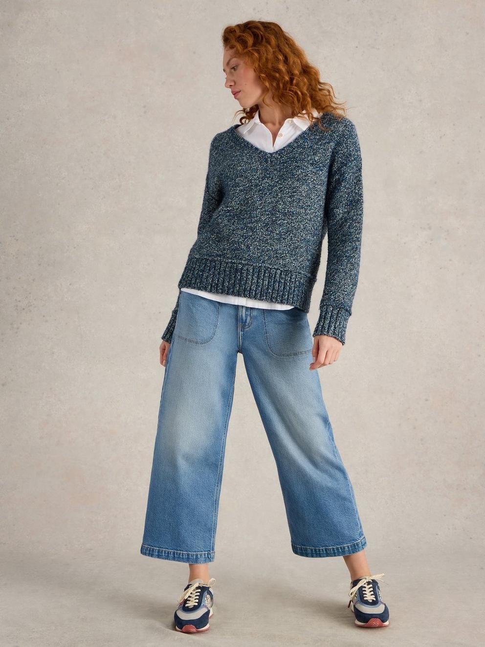 Tia Wide Leg Crop Jean