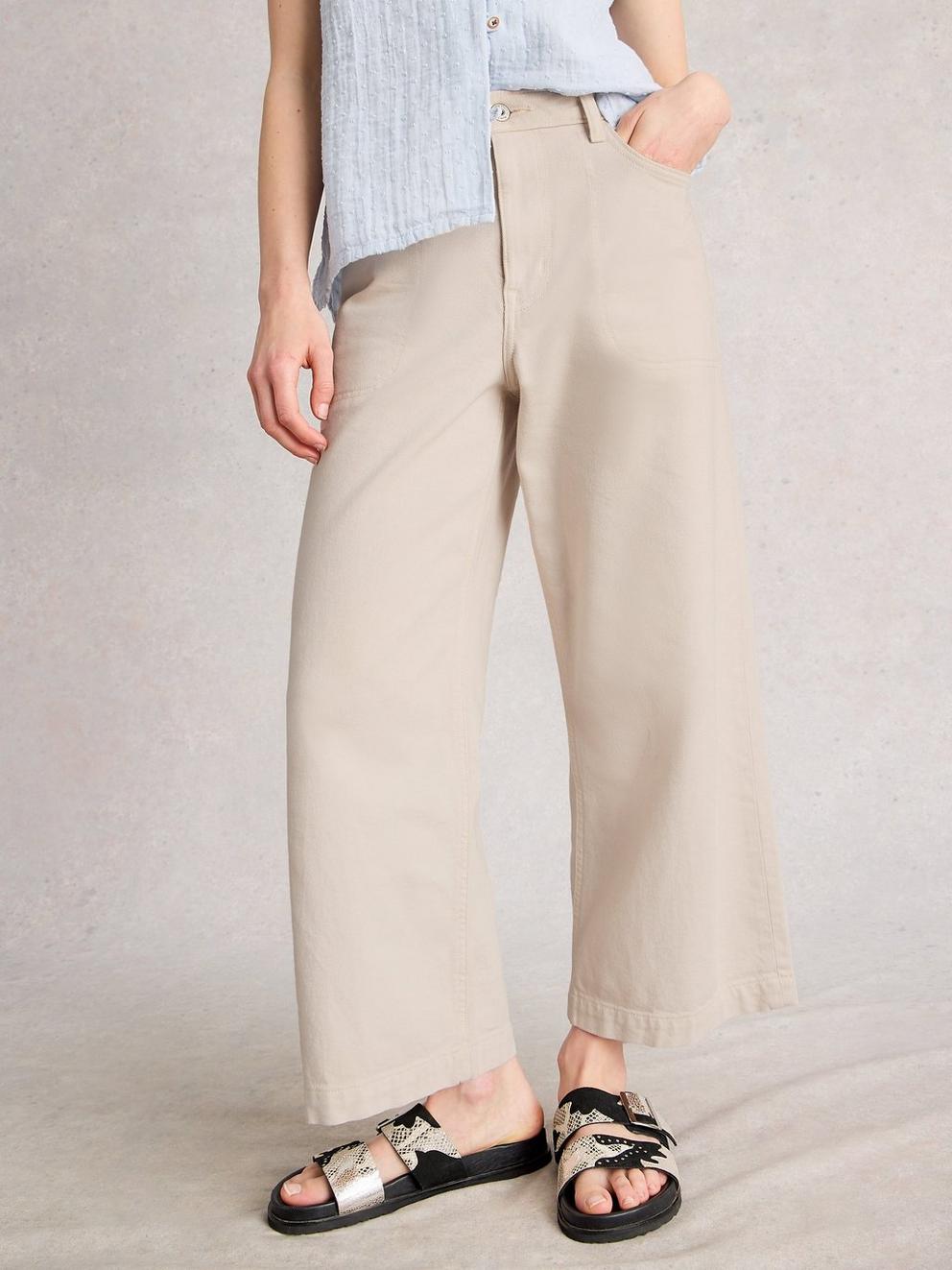Tia Wide Leg Crop Jean