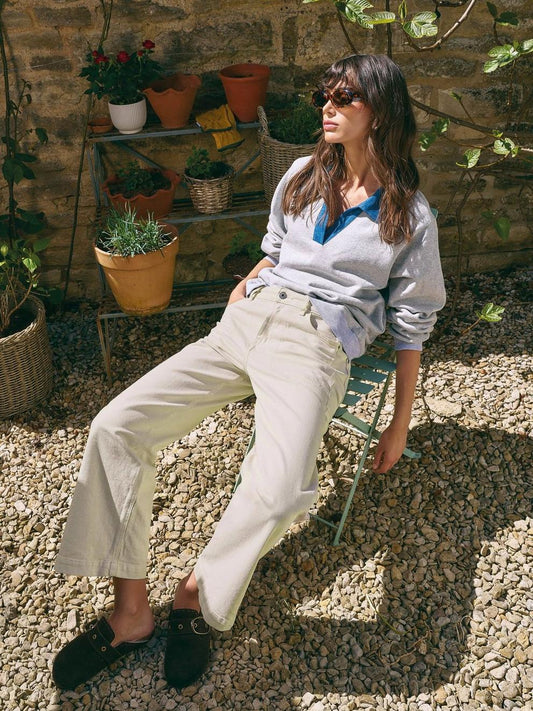Tia Wide Leg Crop Jean