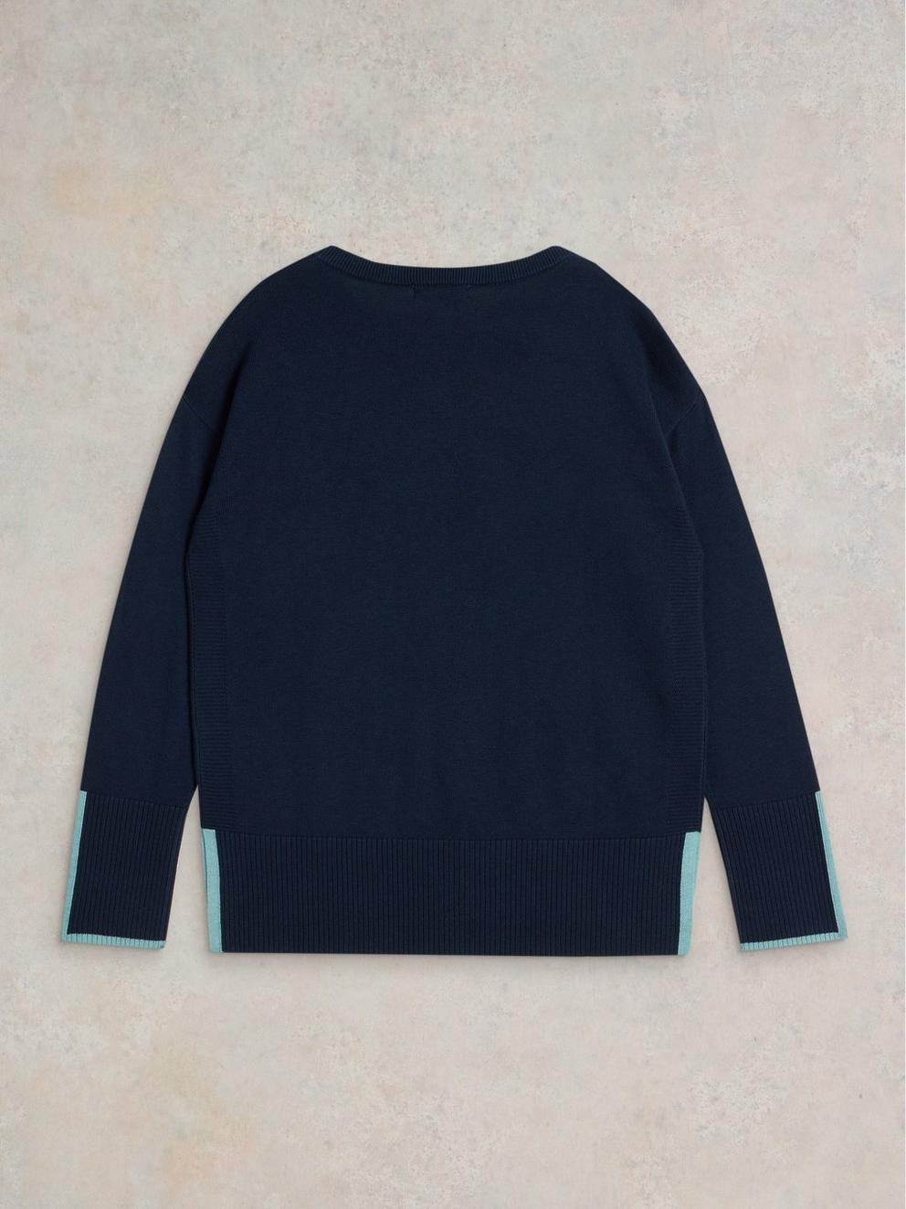Olive Crew Neck Cotton Jumper