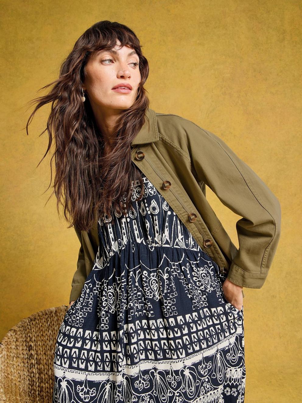Eden Denim Collared Jacket