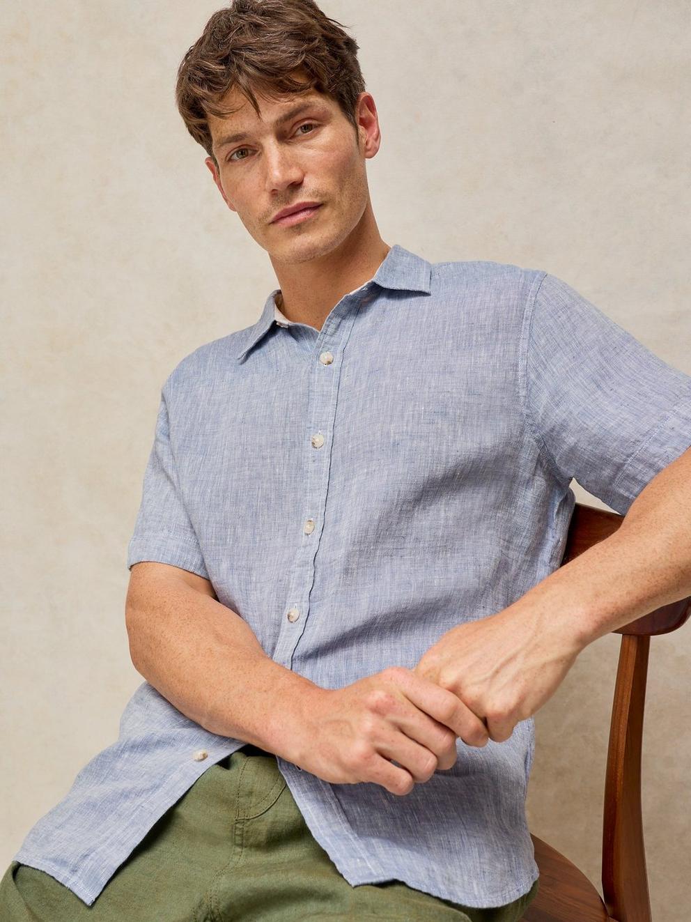 Keswick Short Sleeve Linen Shirt