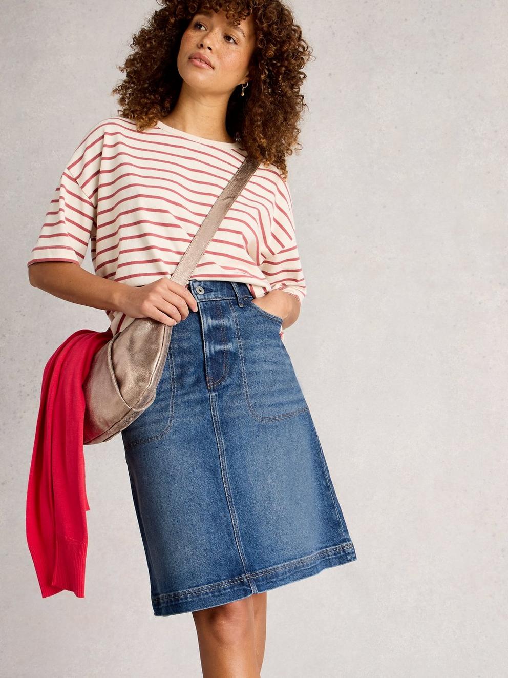 Tia Denim Skirt