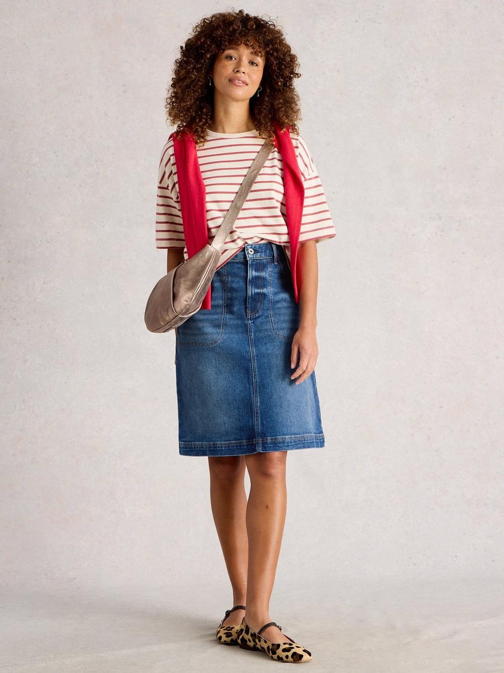Tia Denim Skirt