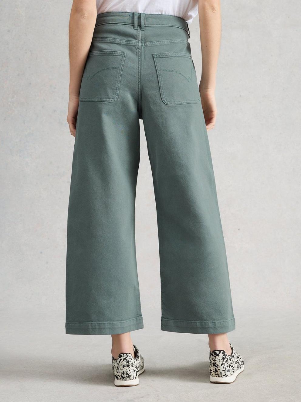 Crop Tia Wide Leg Jean