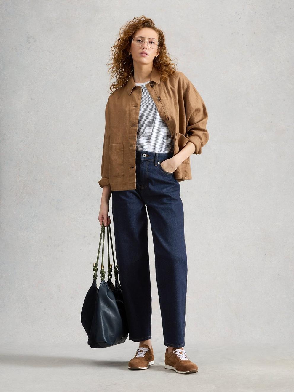 Aubrey Barrel Leg Jean