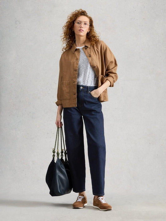 Aubrey Barrel Leg Jean