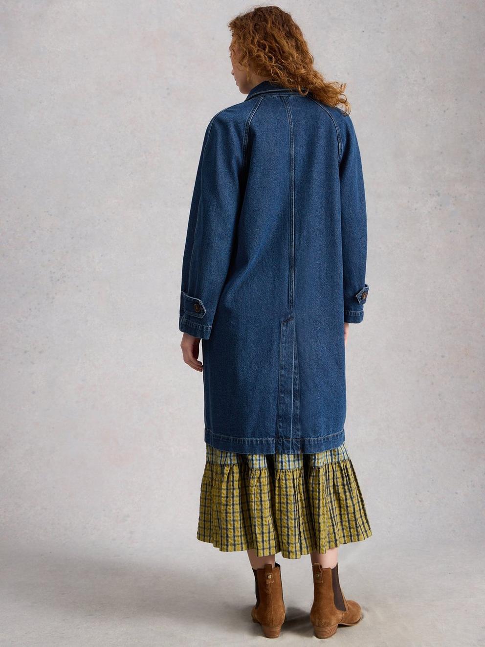 Oakleigh Collared Denim Coat