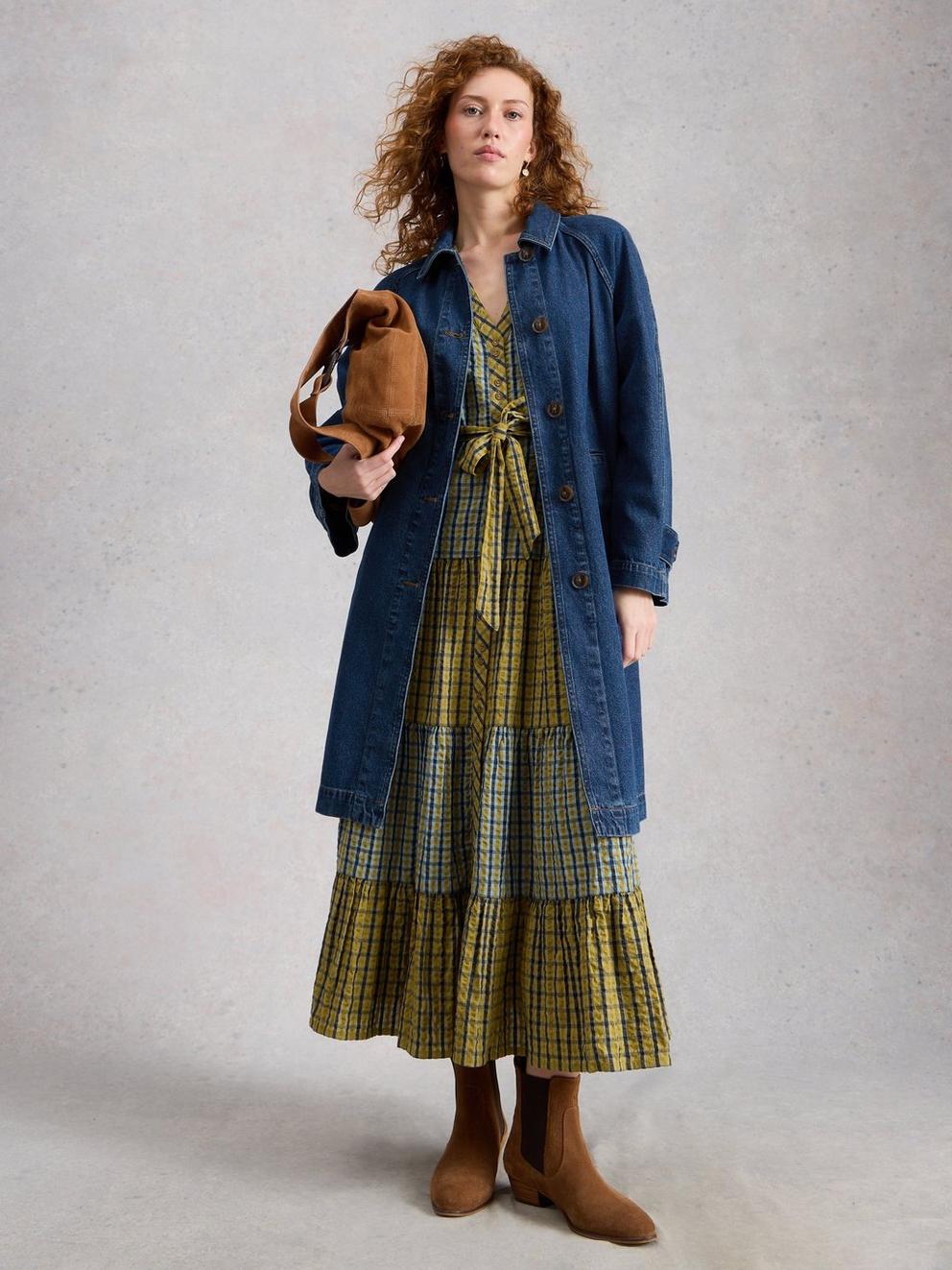 Oakleigh Collared Denim Coat