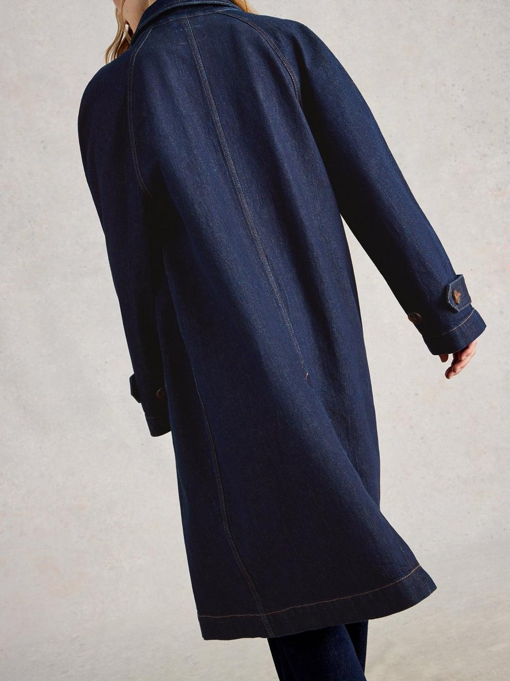 Oakleigh Denim Long Sleeve Coat