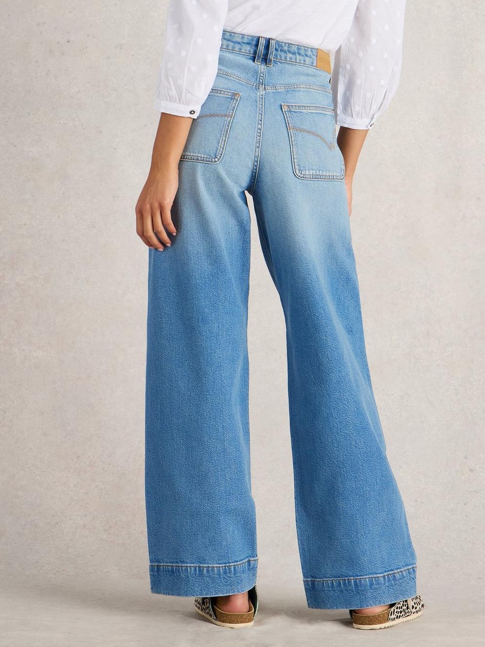 Tia Wide Leg Full Length Jean