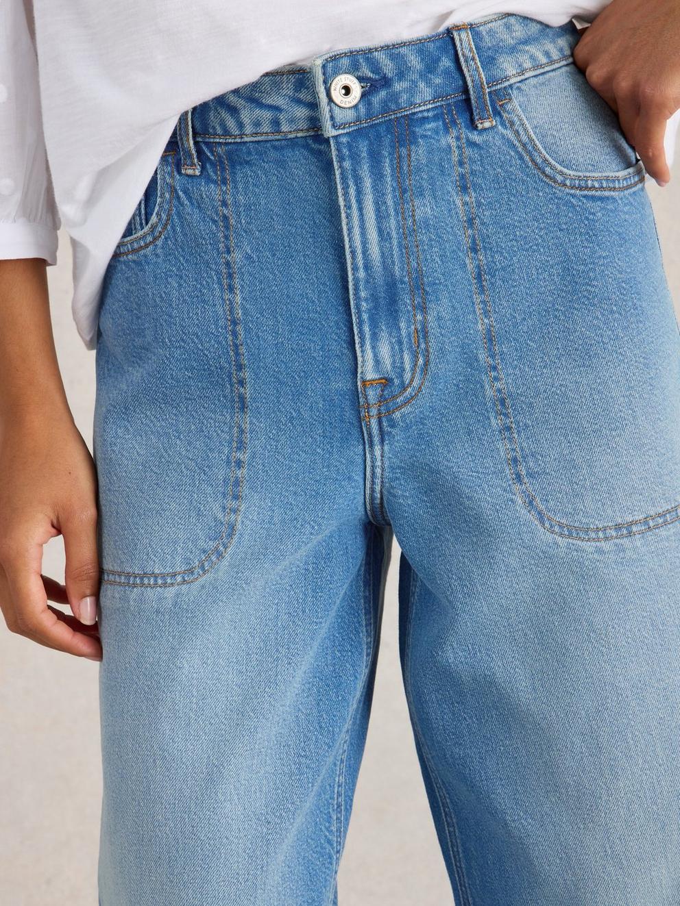 Tia Wide Leg Full Length Jean