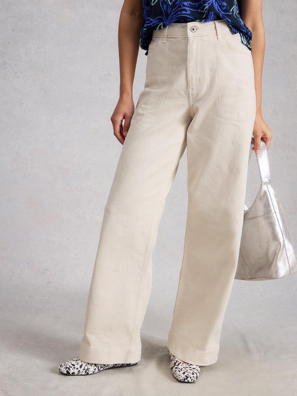 Tia Wide Leg Full Length Jean