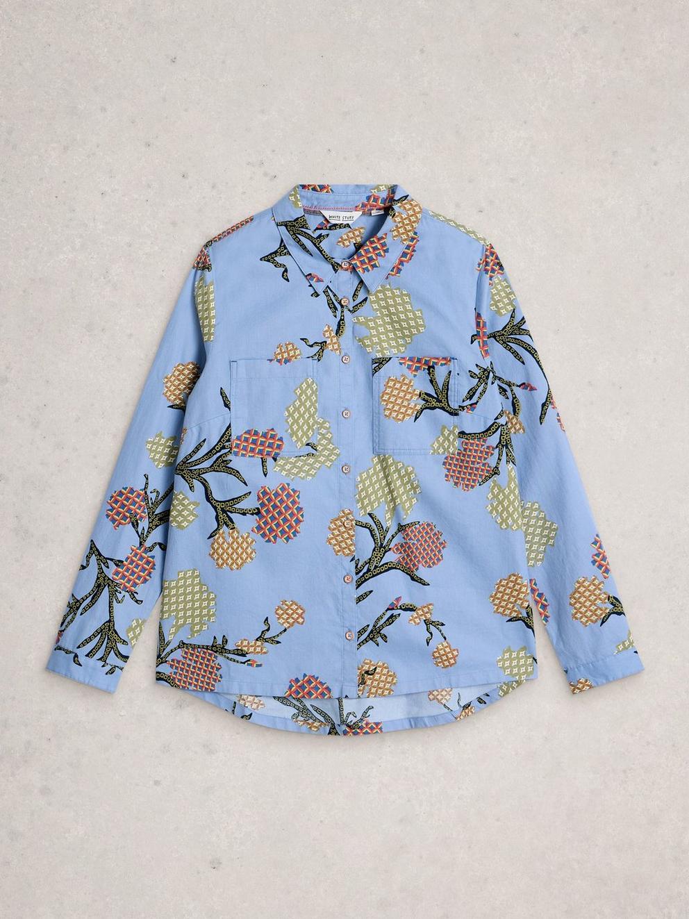 Sophie Collared Organic Cotton Long Sleeve Shirt