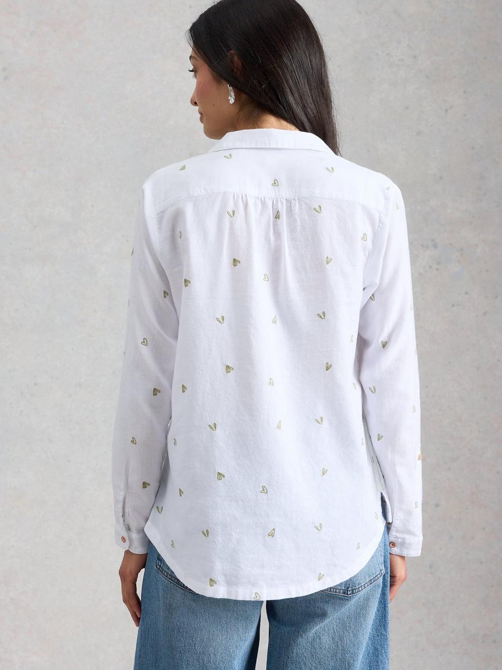 Sophie Collared Organic Cotton Long Sleeve Shirt