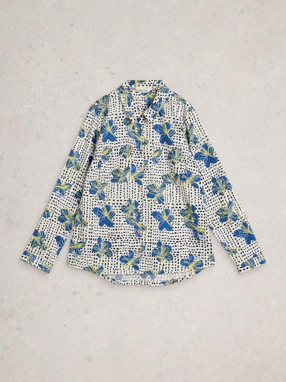 Sophie Collared Organic Cotton Long Sleeve Shirt