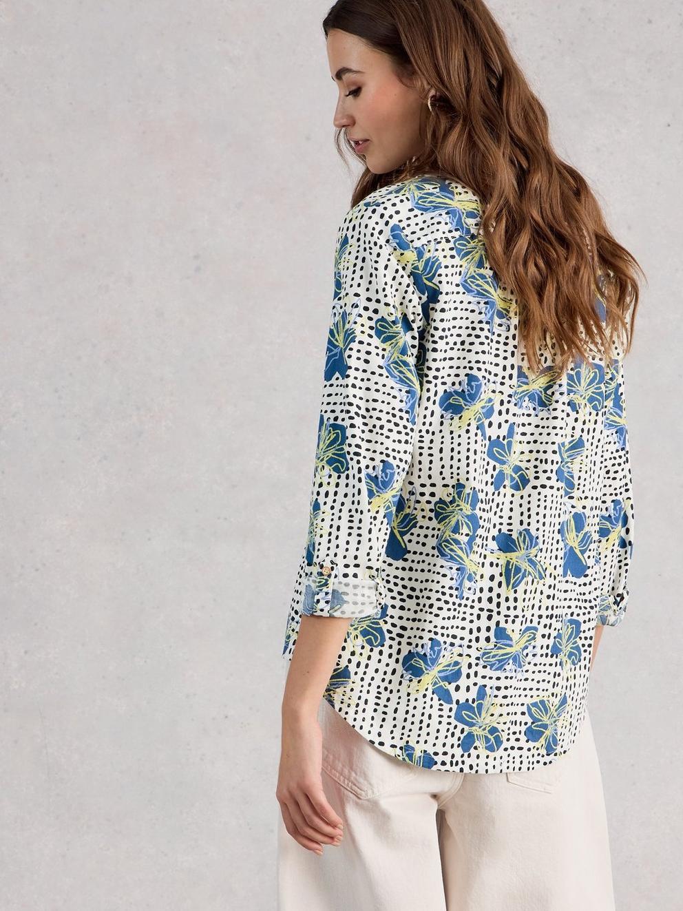 Sophie Collared Organic Cotton Long Sleeve Shirt
