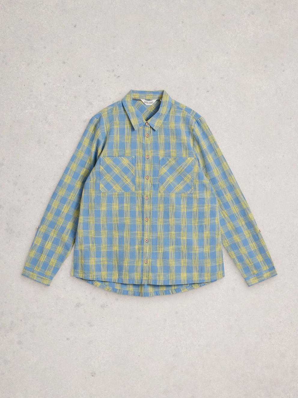 Sophie Organic Check Collared Shirt