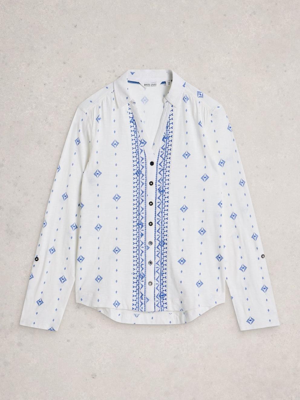 Womens Annie Collared Shirt Jersey