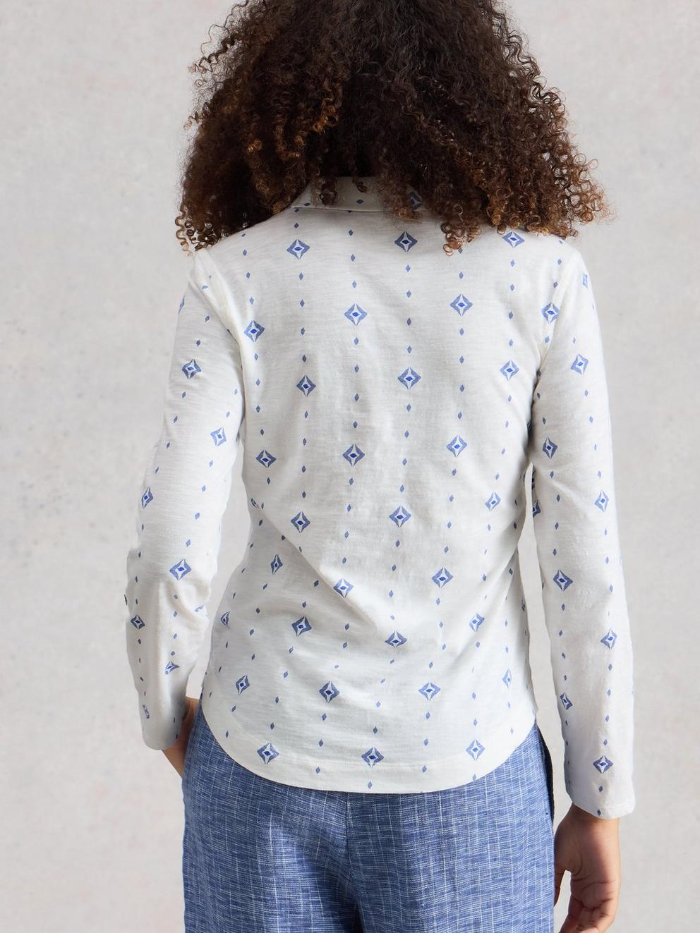 Womens Annie Collared Shirt Jersey