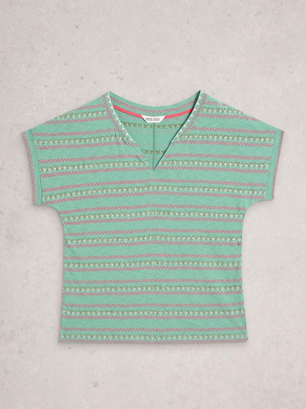 Nelly Short Sleeve Embroidered Tee