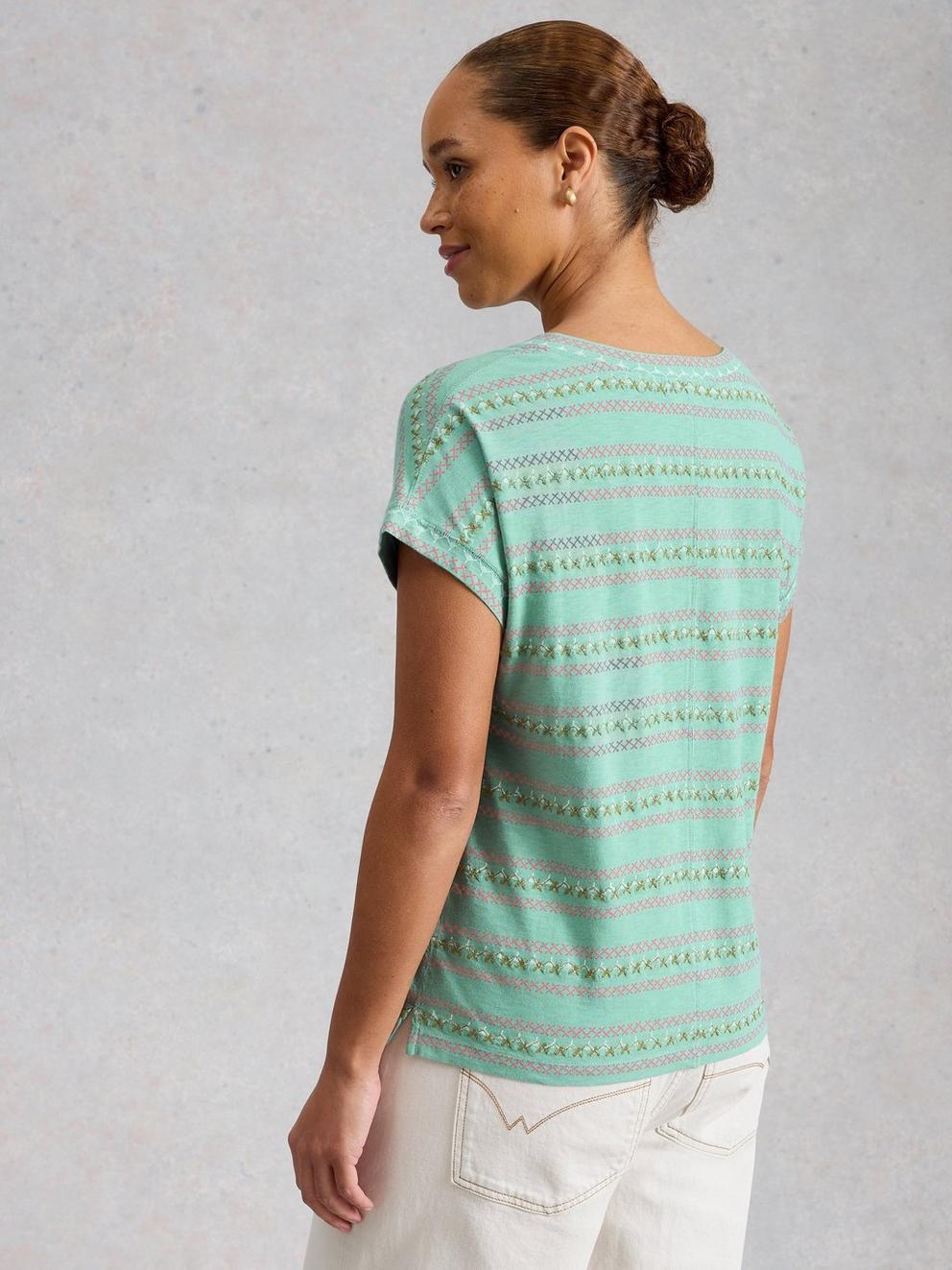 Nelly Short Sleeve Embroidered Tee