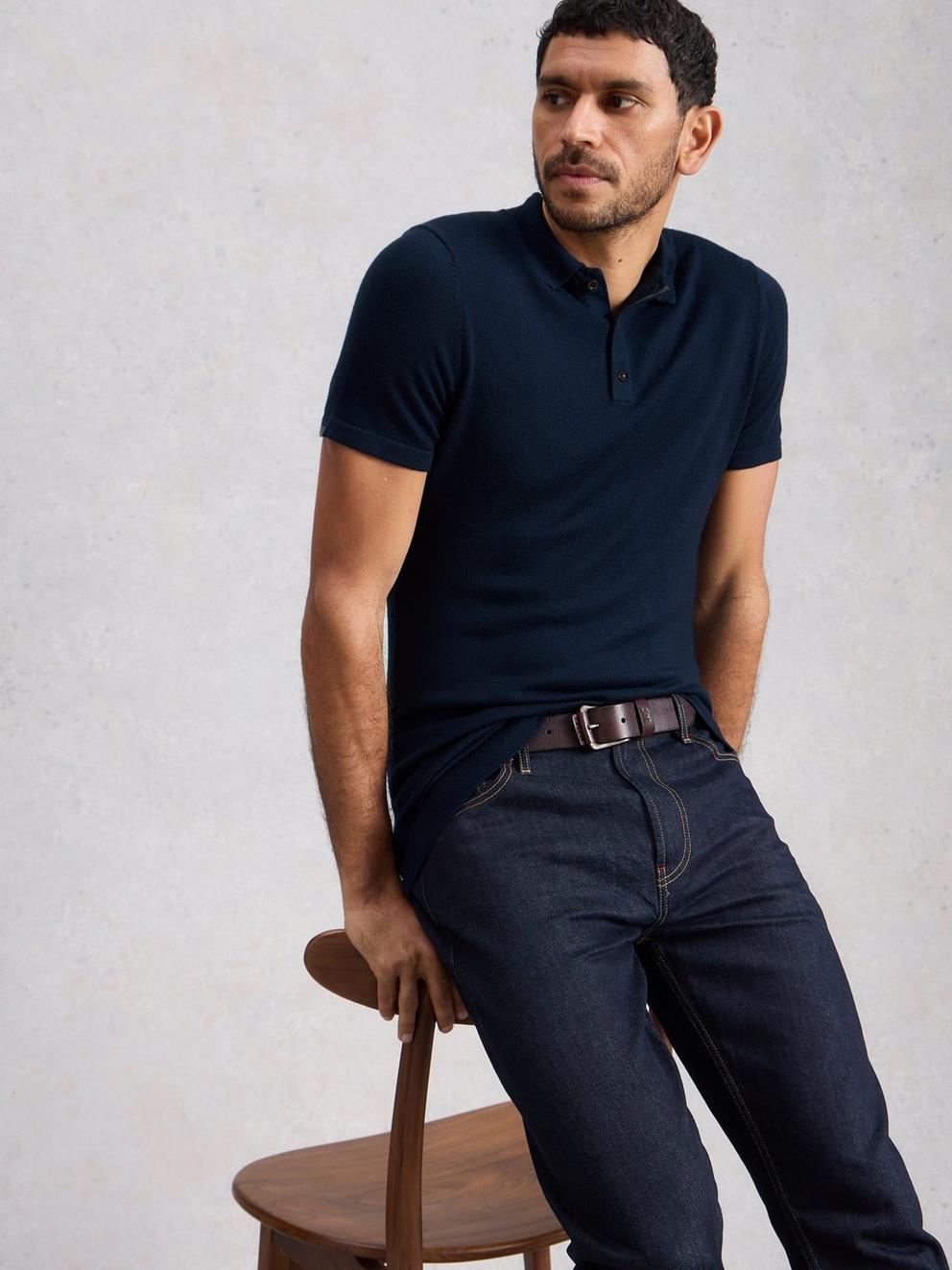 Newport Merino Polo Ss
