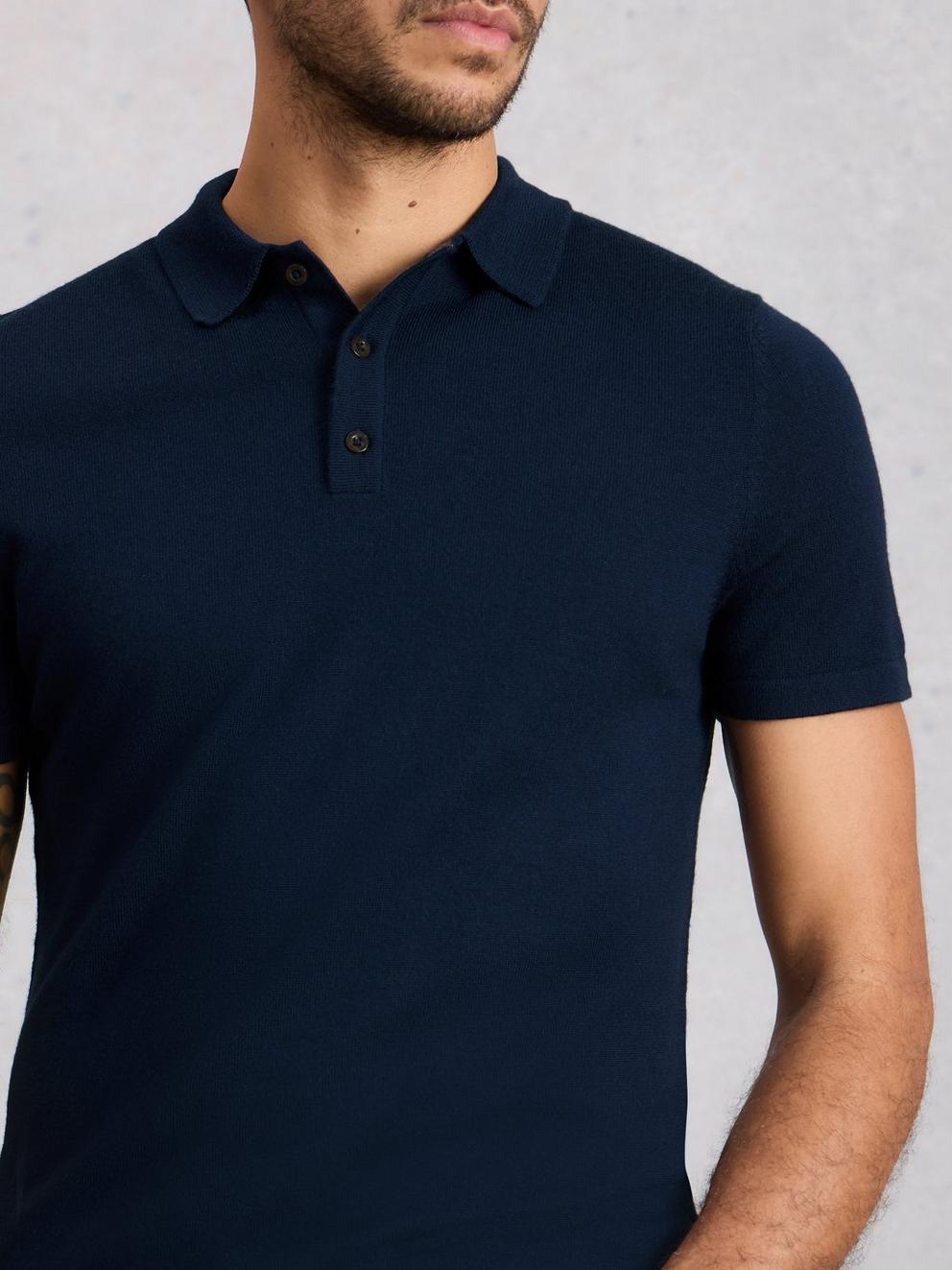 Newport Merino Polo Ss